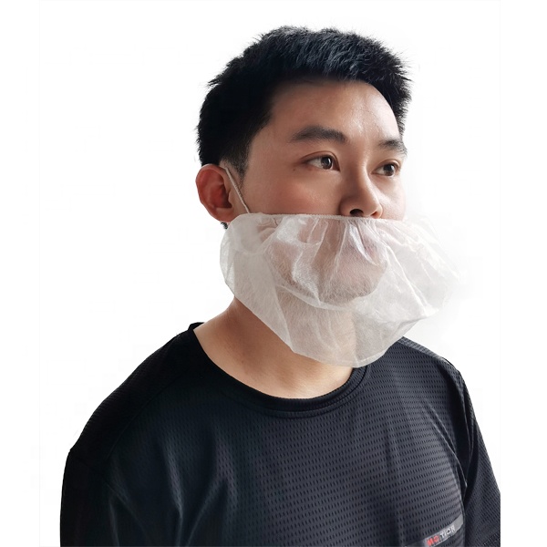 Disposable PP Non-Woven Beard Cover 45x20cm 100pcs Pack