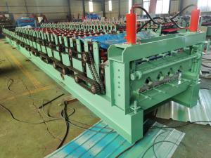China W Shape 20 Steps 80mm Roof Sheet Roll Forming Machine factory