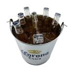 Metal Tin Wine Bucket 750ml 500ml Rust Resistant Dishwasher Metal Wine Chiller