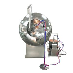 China Stainless Steel Peanut Pan Coating Equipment Multifunctional With Spay System factory