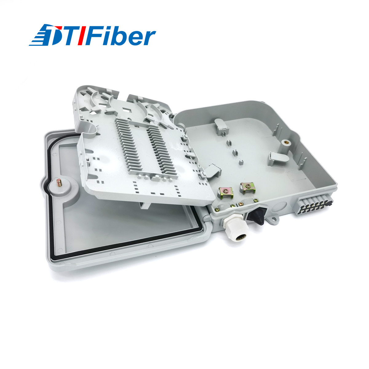 ABS Material Fiber Optic Distribution Box FTTH Wall Mounted 12 Core 10 Years Warranty