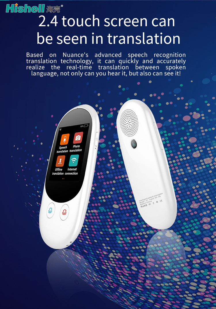 Noise Reduction Portable Voice Translator Real Time Translation 119 Languages F1A