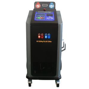 R134A & R1234YF Dual Stem Flushing & Recovery AC Service Station