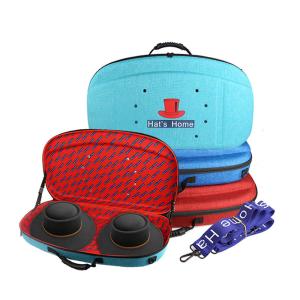 China 131mm EVA Cap Carrier Case , OEM / ODM 1680D Fedora Hat Travel Case factory
