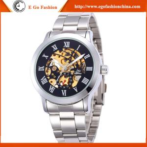 China SH32 Full Stainless Steel Watch for Man Unisex Watches Mechanical Watch Roman Numberal Hot factory
