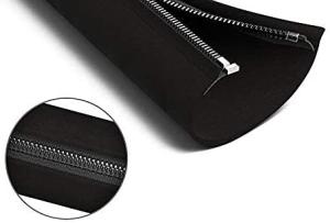 China Round Zipper Cable Sleeve Braided Wrap Heat Resistant Wire Protector factory