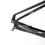 Various Colors T800 Carbon Road Bike Frame , Carbon Track Frameset Thru Axle