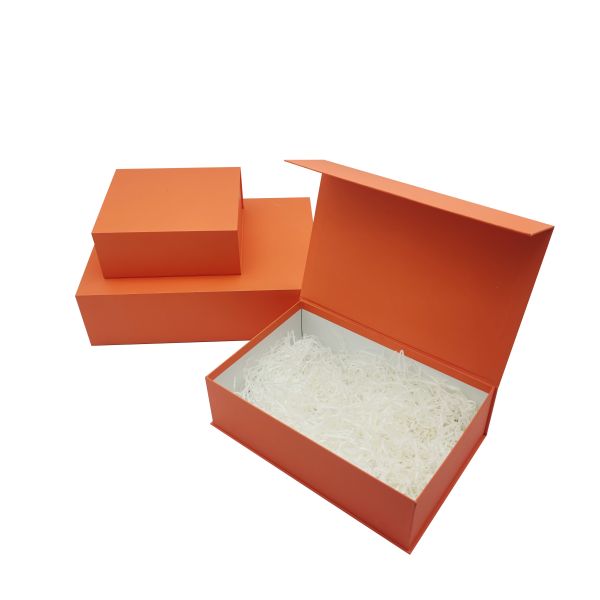 Cardboard Foldable Rigid Magnetic Gift Box Customizable Logo Shoe Box Paper Packaging