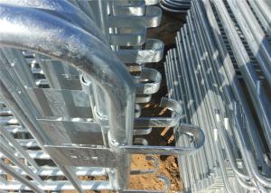 China Crowd Control Barriers Removable Available Powder Painted, Hot Dipped Galvanized, Pre-Galvanized OD 32mm outer frame tub factory