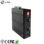 Industrial 10G SFP+ to SFP+ OEO Converter 3R Repeater