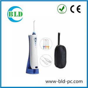 China OEM/ODM logo Water flosser cordless dental oral care teeth cleaner 4 tips with travel case factory