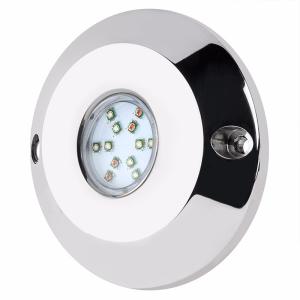 China 12V IP68 60W RGB 1537Lm Underwater LED Boat Lights factory