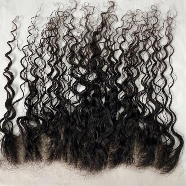 13x4 HD Lace Frontal 10A Brazilian Italy Curly Frontal Closure Human Hair 100%