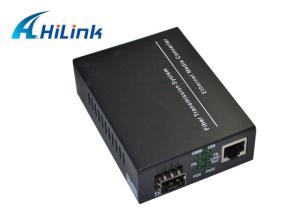 China Simplex / Duplex Fiber Media Converter , SFP Media Converter Single Mode Fiber To Rj45 factory