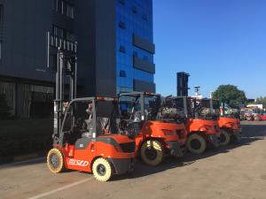 China FY70 14k 7 Tons gasoline powered forklift With EPA Engine factory