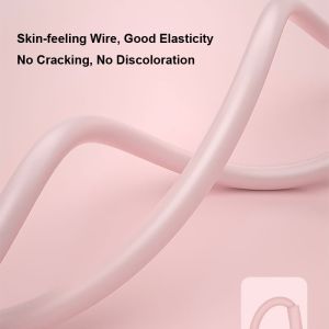 2.4A TPE File Transfer Cord Liquid Silicone Type C To Lightning