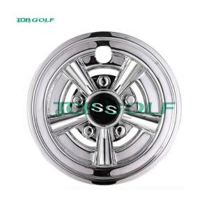 China 10 Spoke SS Golf Cart Wheel Covers Hub Caps 8 Inch W-8 For Club Car Ezgo factory
