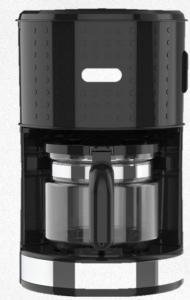 China 1000W Italian Automatic Coffee Machine 1.2L Pyrex 12 Cups Drip Coffee Maker factory
