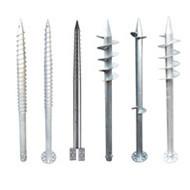 China OEM Hot Dip Galvanized Concrete Screw Piles Thickness 3~3.5mm Length 500~2500 Mm factory