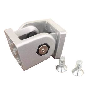 China Custom High Quality 20series 30series 40series Aluminum Profile Connect Flexible Pivot Joint factory