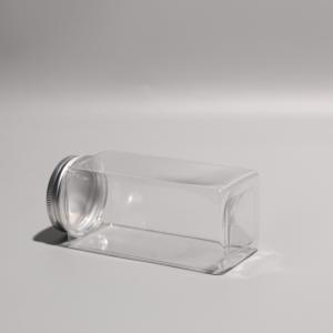 China Clear Plastic PET Bottle with Screw Lid For Takeaway Juice And Boba Tea factory