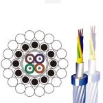24 Core OPGW Cable Stranded Single Mode OEM OPGW Cable G652D Fiber Cable