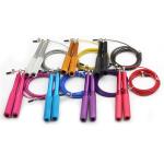 Heavy Steel Wire Speed Jump Rope , Gym Skipping Rope For Boxing MMA Training