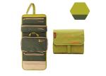 Large Custom Hanging Folding Toiletry Bag , Travel Organizer Cosmetic Bag For