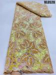 Supoo Good quality African Velvet Embroidery Fabric with Sequins Women dress for