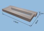Decorative Concrete Balusters Molds High Strength ABS Material Abrasion