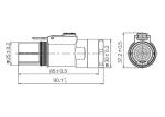 144H EV Battery Connector , Touch Proof PDU Battery Connector