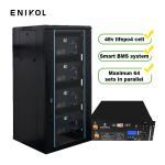 Smart Bms Life Po4 Solar Battery 48V 200ah 24V 100ah Stacked Energy Storage