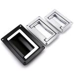 Industrial Zinc Alloy Tool Box Chest Handles Black Spray Coating