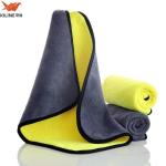 Wholesale Coral Fleece Microfiber Car Wash Towel Super Absorbent 40*40cm Custom
