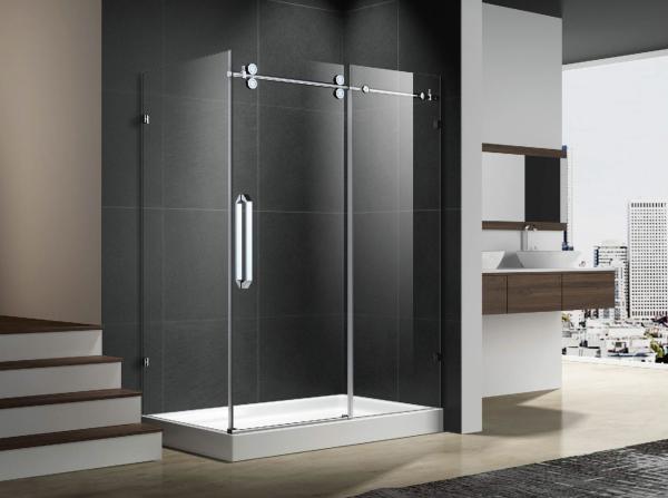Hinge open zhejiang shower enclosure with stainless steel 304 accessories 6mm
