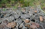4.00mm Hot Dipped Galvanised Gabion Wire Baskets Hexagonal Mesh Cage Walls