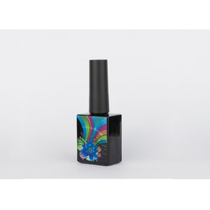 China Cosmetic Chromatic Black Nail Polish Bottle Lightweight Beautiful Appearance factory