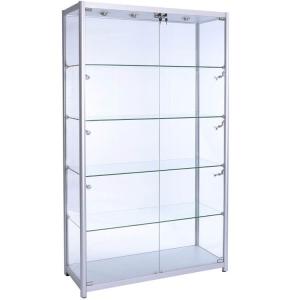 China 3D Renderings Wall Mounted Showcase With Glass Display 10mm Thick factory
