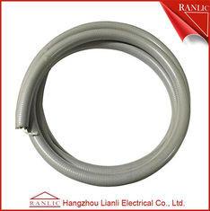 China Gray 1/2 Liquid Tight Flexible Electrical Conduit PVC Coated With Cotton Wire factory