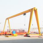 10 Ton Single Beam Gantry Crane High Efficiency Safety For Industrial Factory