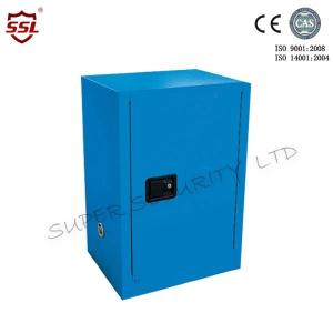 China Stainless Steel Blue Chemical Safety Cabinets For Flammables And Combustibles Fire Proof factory