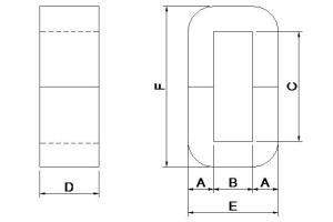 China Amorphous C Core with low core loss AC-320 factory