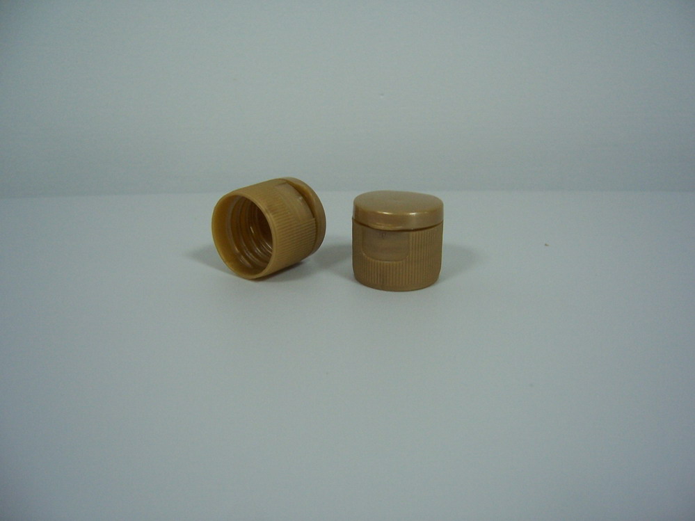 Professional Shinny Flip Top Dispensing Caps White Disk Top Cap Non - Refillable