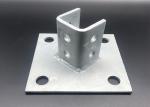 HDG Galvanized Unistrut Base Plate Carbon Steel Electrogalvanized