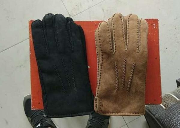Handmade Merino Wool Warmest Sheepskin Gloves Shearling Durable Comfortable