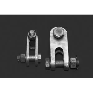 China Power Transmission Clevis Hinge Galvanized Steel Materials Stable Structure on sale