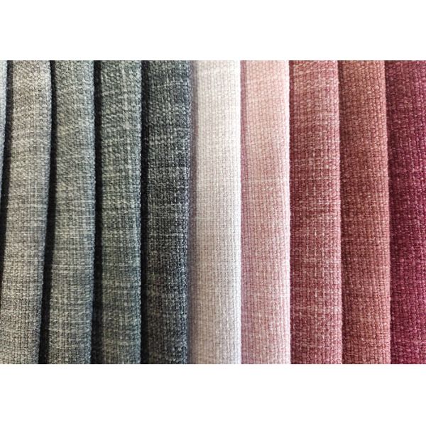 100% Polyester Linen look fabric for sofa upholstery fabric stock lots