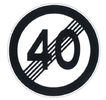 Speed limit sign