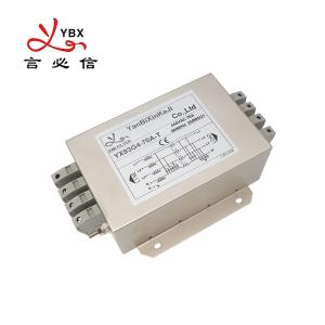 China UL 94V-0 440VAC 10A 3 Phase EMI Filter With CE ROHS Approvals factory