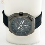 Ml 1006 Women/Men Three Eye Six Needle Waterproof Silicone Strap Quartz Watch